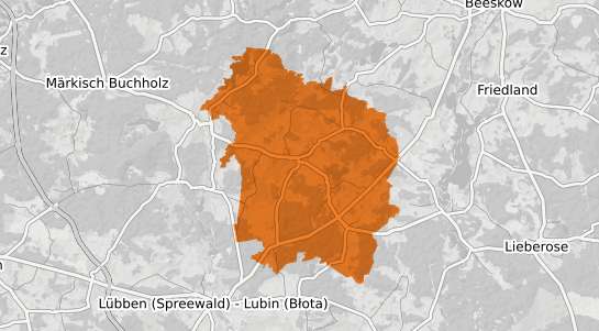 Mietspiegelkarte M&auml;rkische Heide